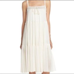 Robin Piccone Cream Maxi Dress
